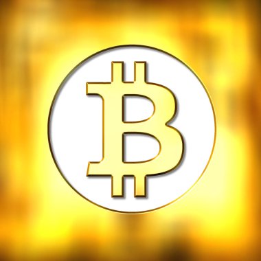 Bitcoin para birimi simgesi