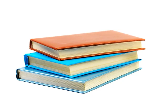 Heap books isolated — Stock Photo, Image