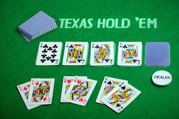 Poker cards Texas Hold em