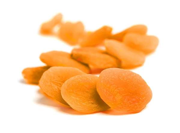 Dried apricots isolated — Stock Photo, Image