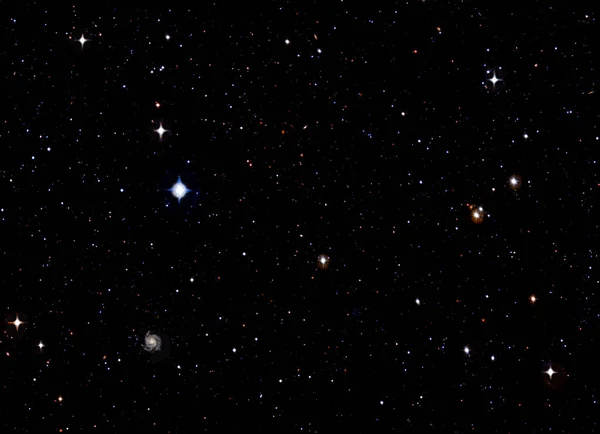 Star field space background. The infinite universe 