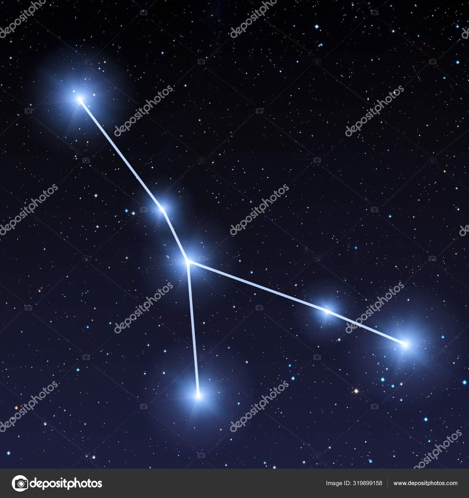 Cancer constellation map in starry sky Stock Photo by ©Paulpaladin ...
