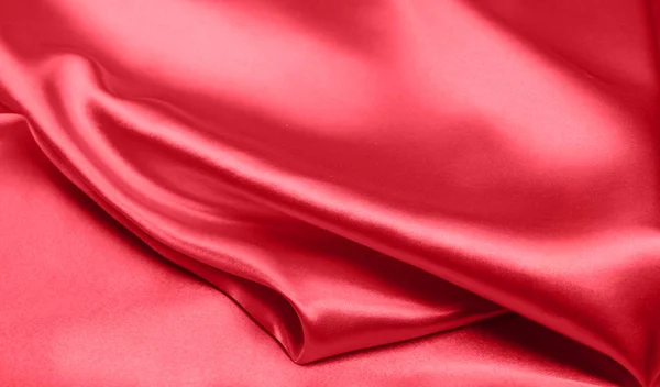 Czerwony jedwab tkanina tło — Zdjęcie stockowe