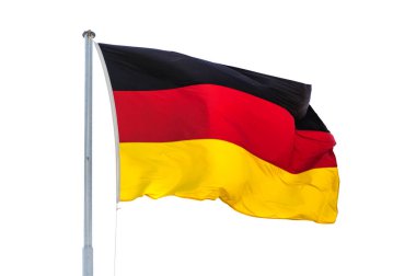 Almanya ulusal bayrağı, rüzgarda sallandı