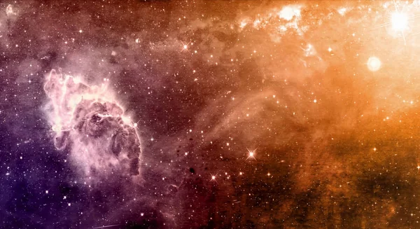 Kosmiczne tło mgławicy supernowej i gwiazd — Zdjęcie stockowe