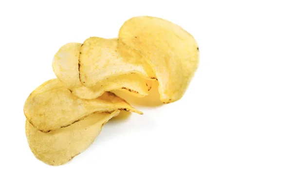 Izole patates cipsi — Stok fotoğraf