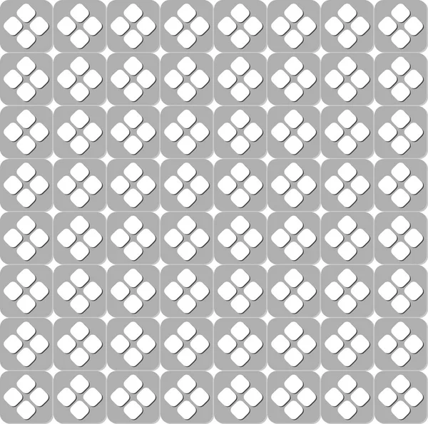 Ilustración textura sin costuras blanco geométrico modelado backgrou — Archivo Imágenes Vectoriales