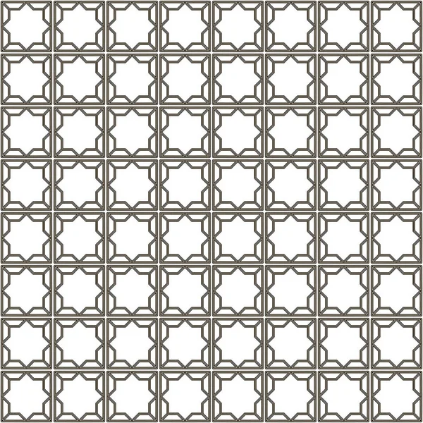 Illustrasjon sømløs struktur Hvit geometrisk mønstret bakgrou – stockvektor