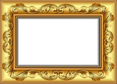 Retro süsleme ile oyma illüstrasyon vintage kenarlık çerçevesi 