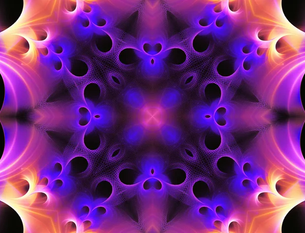 Fondo de ilustración fractal con brillo brillante abstracto —  Fotos de Stock