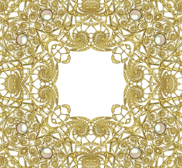 Afbeelding achtergrond van sieraden met edelstenen, goud of — Stockfoto