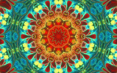 Renkli fraktal arka plan. Bir fraktal bir doğal olay o.