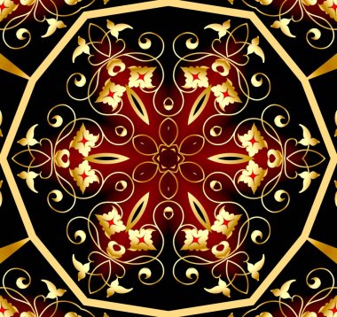  royal gold(en) desenli arka plan