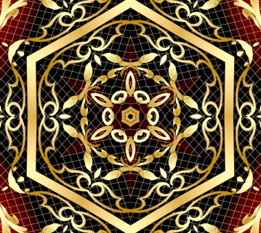  Kraliyet desenli arka plan