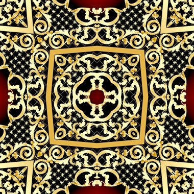 resimde arka plan altın desenli