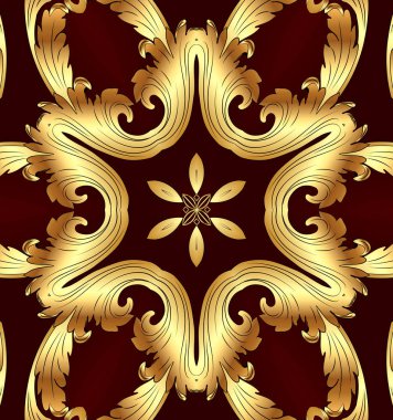  Gold(en) desenli kahverengi zemin