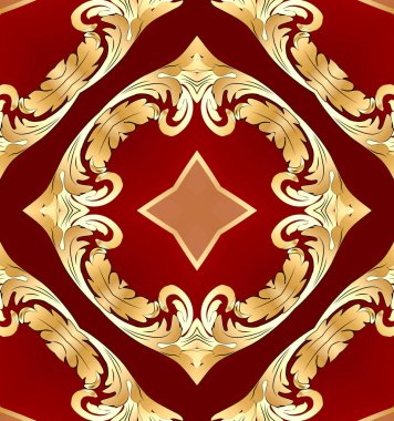  Gold(en) desenli kahverengi zemin