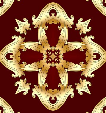  Gold(en) desenli kahverengi zemin