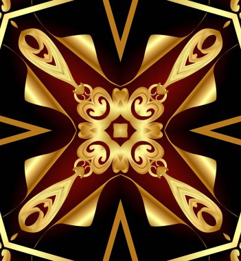  Sebze desen ve beraberindekiler tarafından küçük par ile Gold(en)(en)