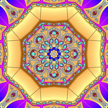 Altın desen ve mücevherleri resimde arka plan