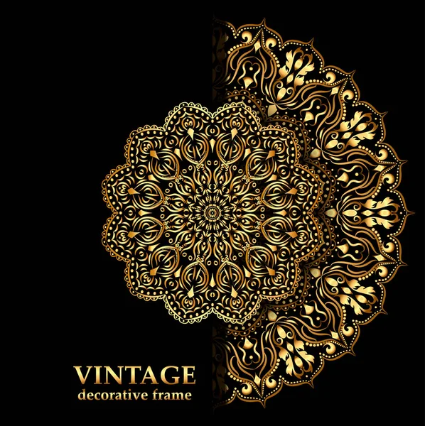 Folheto Estilo Floral Vintage Modelo Design Folheto Elementos Arte Criativa —  Vetores de Stock