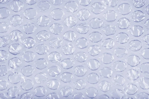 Blue bubble wrap packing — Stock Photo, Image