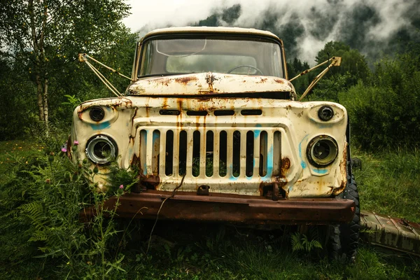 Abandoned vehicle seized nature — Stock Photo, Image