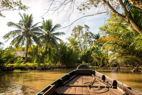 Barco para viagem mekong — Fotografia de Stock