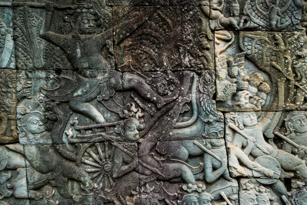 复杂在柬埔寨吴哥窟 — 图库照片