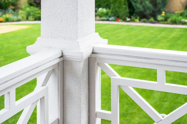 Private house porch railing — Stock Photo, Image