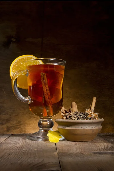 Mulled şarap ve baharat seti — Stok fotoğraf