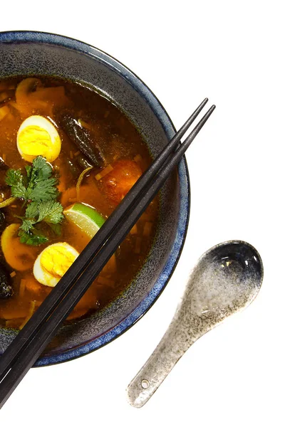 Sopa de ramen asiático —  Fotos de Stock