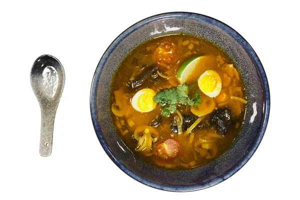 Asian ramen soup — Stock Photo, Image
