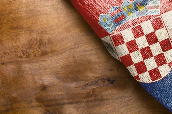 Horvát állam zászlaja — Stock Fotó