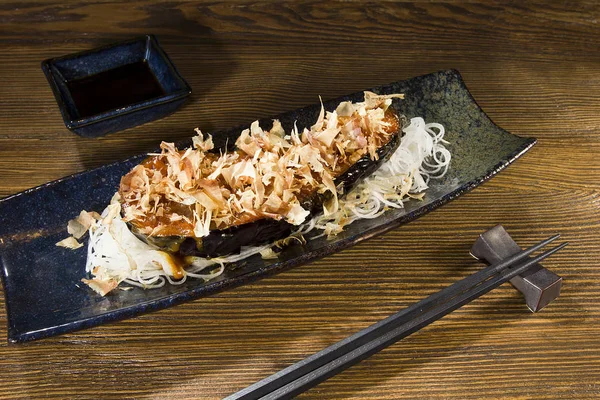 Berenjena morada Comida japonesa — Foto de Stock