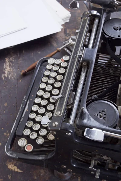 Antique typewriter filtro vintage — Fotografia de Stock