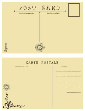 Antika kartpostal Arjantin