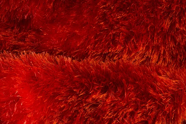 Rotes Fell Textur Hintergrund — Stockfoto