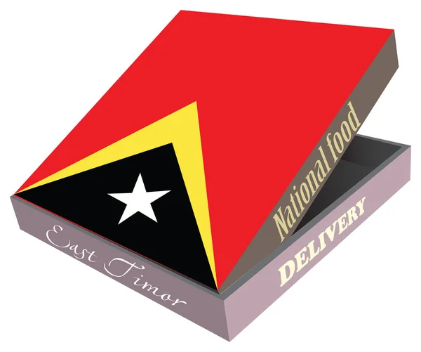 Cocinar el Timor Oriental — Vector de stock