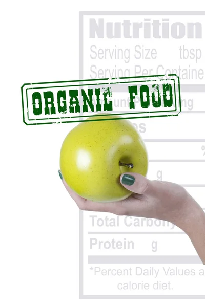 Poster Makanan organik — Stok Foto