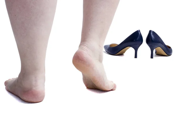Kobiece nogi i buty — Zdjęcie stockowe