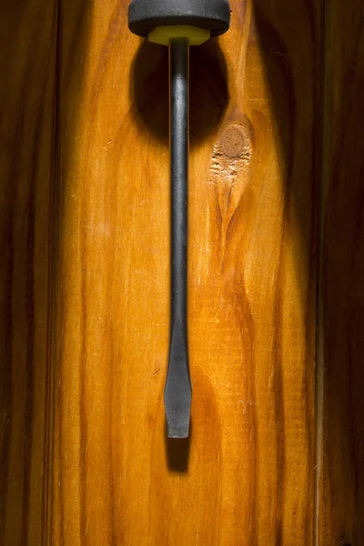 Kovový šroubovák hřídel — Stock fotografie