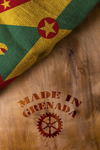 Made in Grenada bélyegző — Stock Fotó