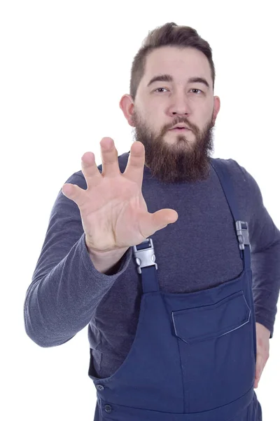 Young man with a beard — Stock Photo, Image