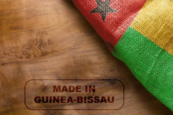 Gine-Bissau içinde yapılmış damga — Stok fotoğraf