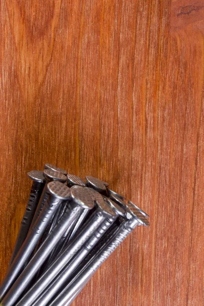 Heap of metal nails — Stock Photo, Image