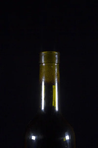와인 한 병의 목 — 스톡 사진