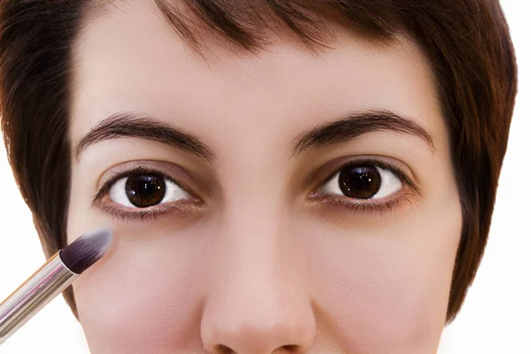 Maquillaje para los ojos de cerca — Foto de Stock