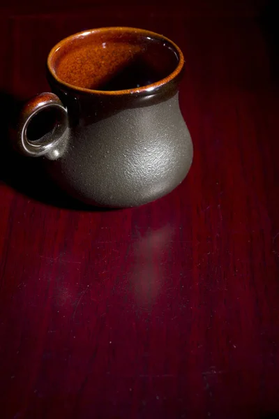 Clay coffee cup — Stock Photo, Image