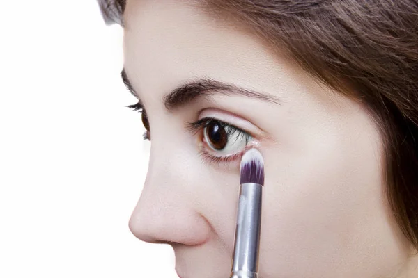 Make-up for eyes close-up — Stock Photo, Image